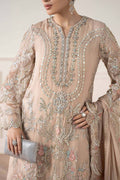 Maria B | Pre Fall Dresses | 3 Piece Embroidered Chiffon Suit Skin - by Libasekhas UK - Registered Vendor of : Maria B - 100% Original Designer Dress