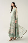 Maria B | Pre Fall Dresses | 3 Piece Embroidered Organza Suit Sea Green - by Libasekhas UK - Registered Vendor of : Maria B - 100% Original Designer Dress