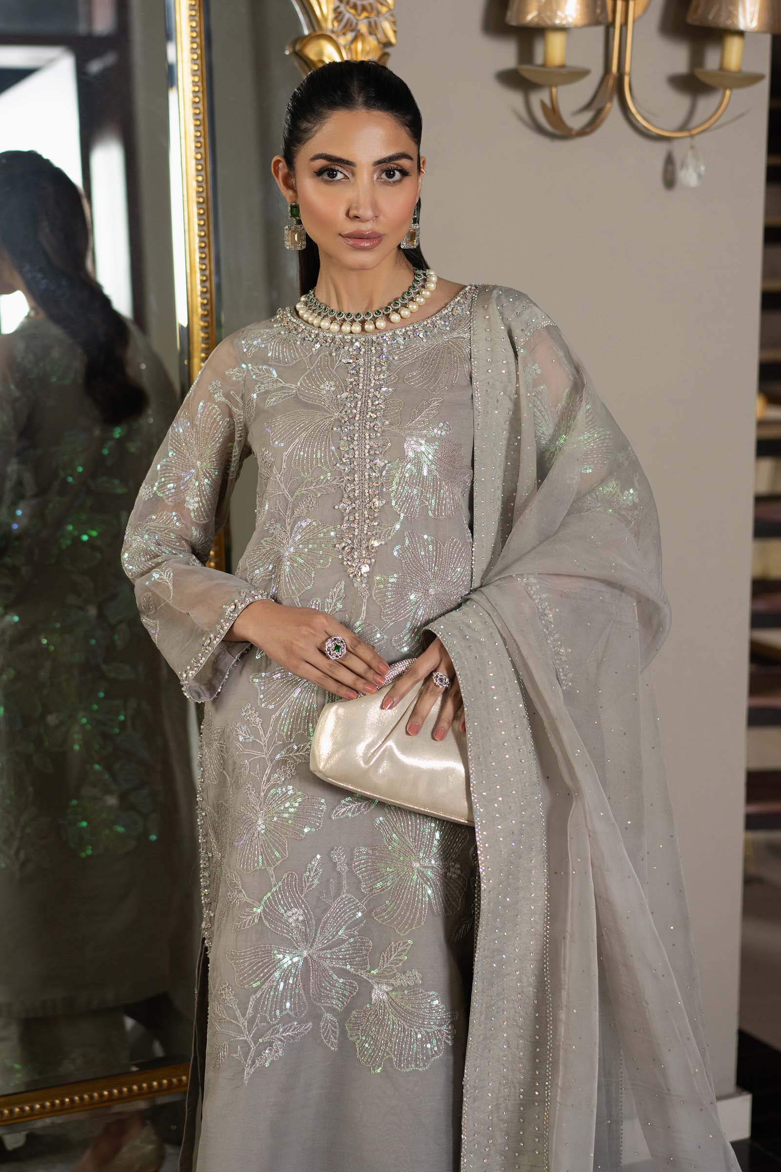 Maria B | Formal Wears | SF-EF25-15 - by - Libasekhas UK - Registered Vendor of : Maria B - 100% Original Designer Dresss