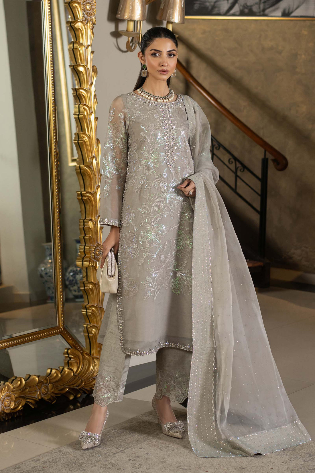 Maria B | Formal Wears | SF-EF25-15 - by - Libasekhas UK - Registered Vendor of : Maria B - 100% Original Designer Dresss