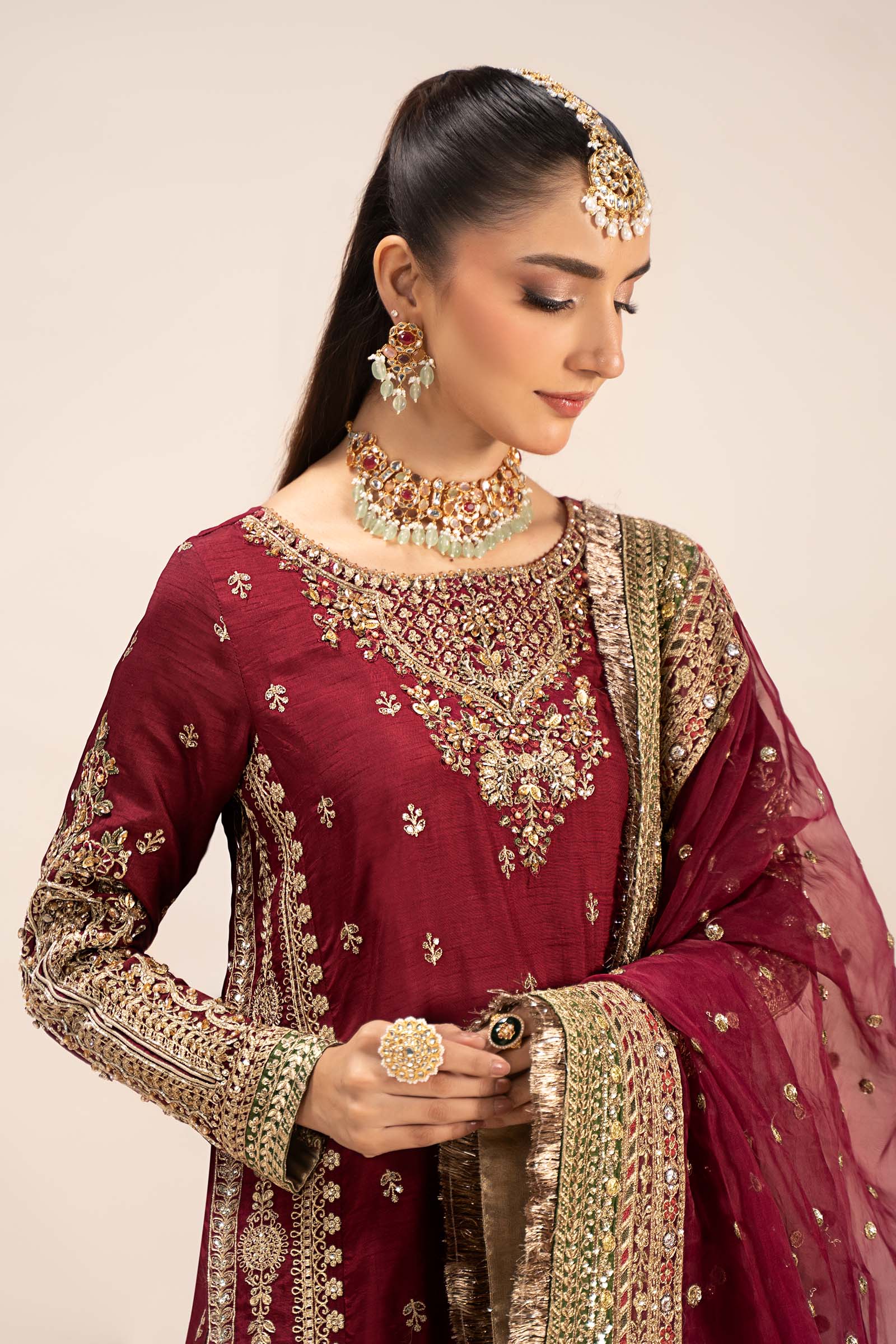 Maira B | Ready to Wear | SF-EF25-01 - by - Libasekhas UK - Registered Vendor of : Maria B - 100% Original Designer Dresss