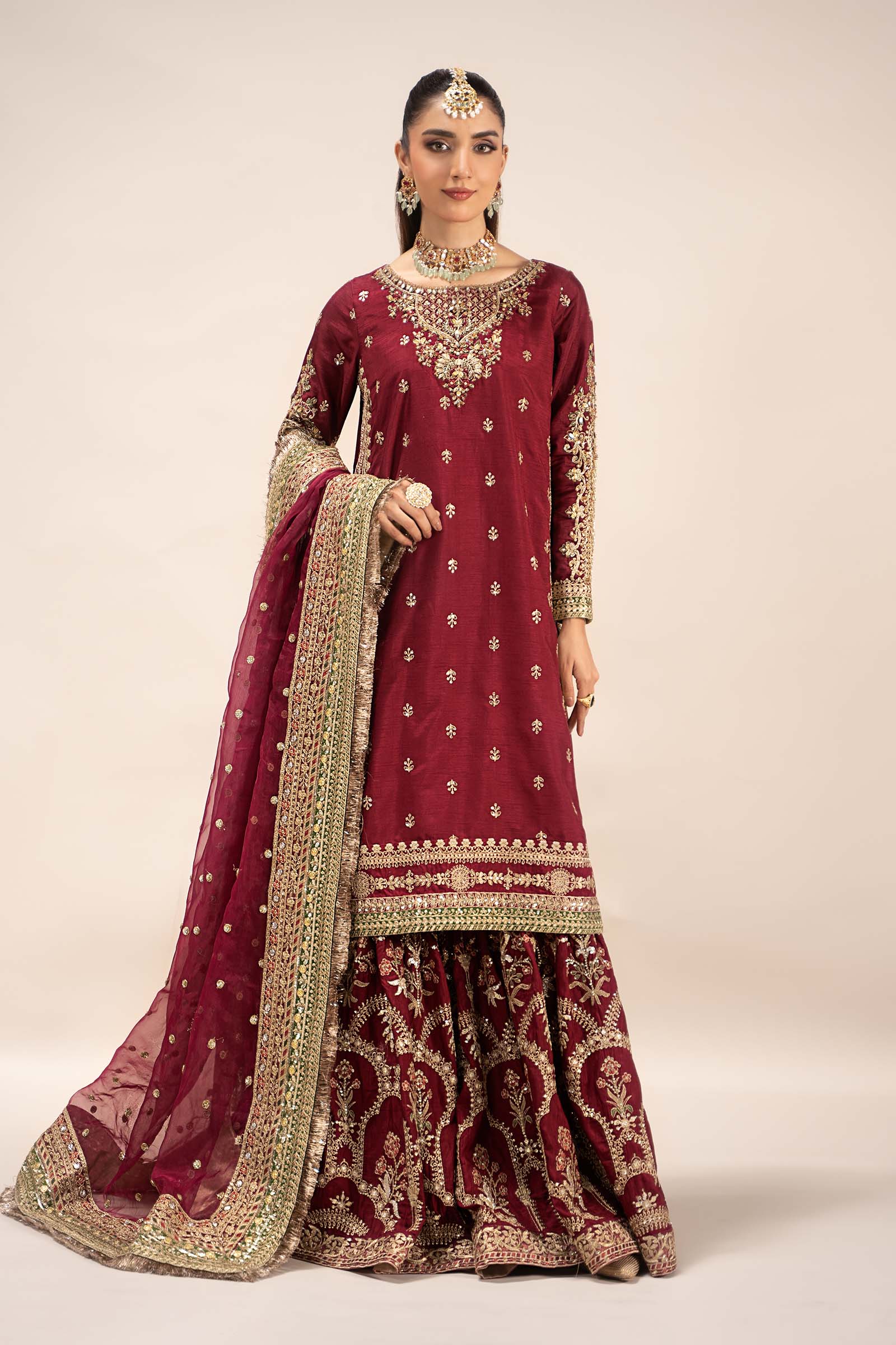 Maira B | Ready to Wear | SF-EF25-01 - by - Libasekhas UK - Registered Vendor of : Maria B - 100% Original Designer Dresss