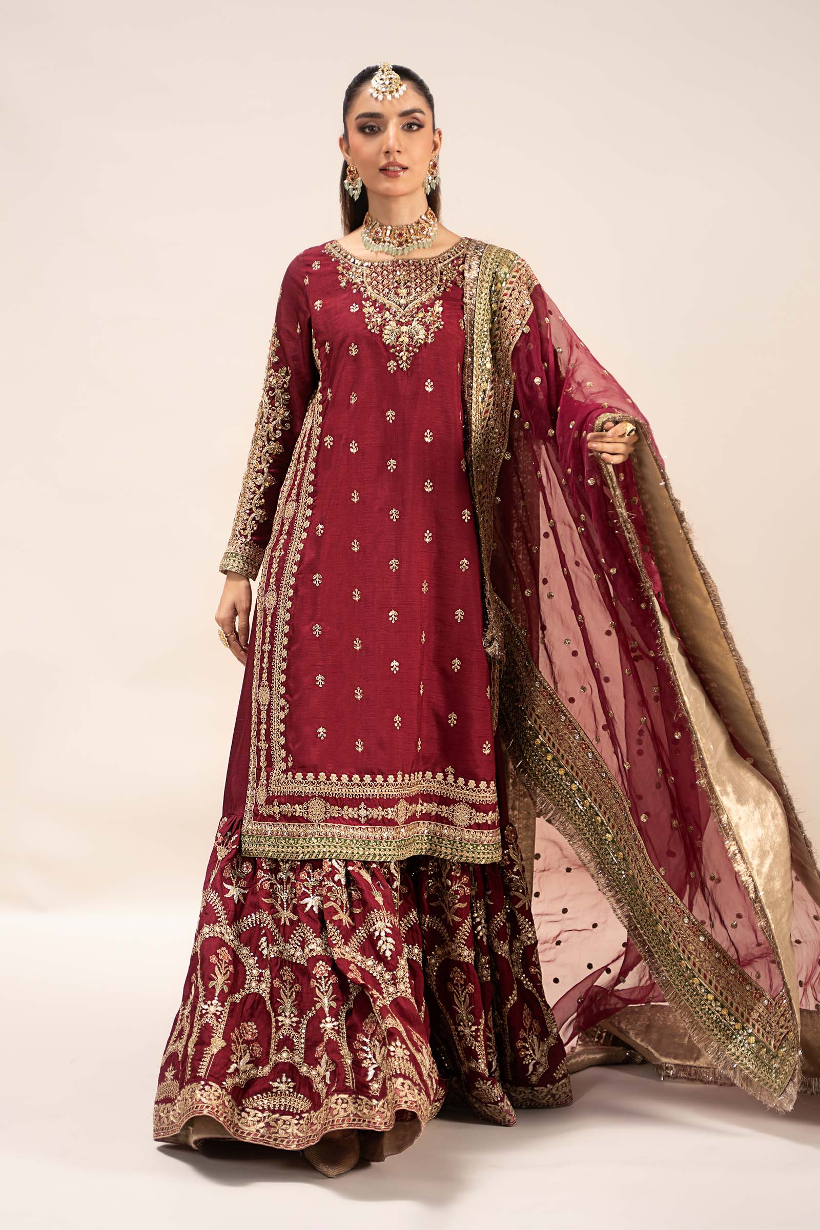 Maira B | Ready to Wear | SF-EF25-01 - by - Libasekhas UK - Registered Vendor of : Maria B - 100% Original Designer Dresss