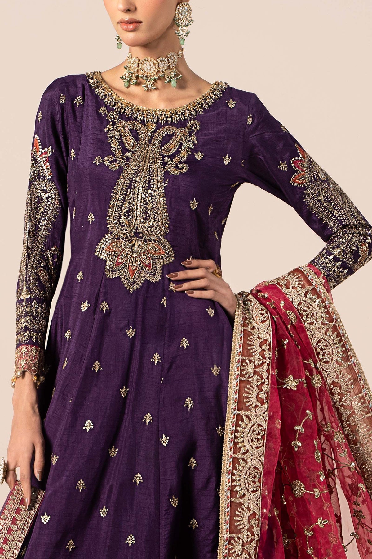 Maria B | Formal Wears | SF-EF25-02 - by - Libasekhas UK - Registered Vendor of : Maria B - 100% Original Designer Dresss