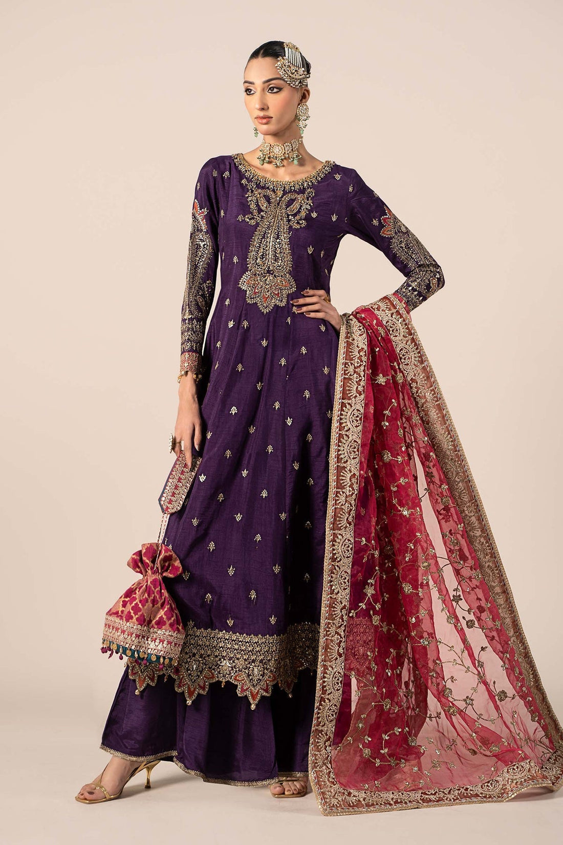 Maria B | Formal Wears | SF-EF25-02 - by - Libasekhas UK - Registered Vendor of : Maria B - 100% Original Designer Dresss