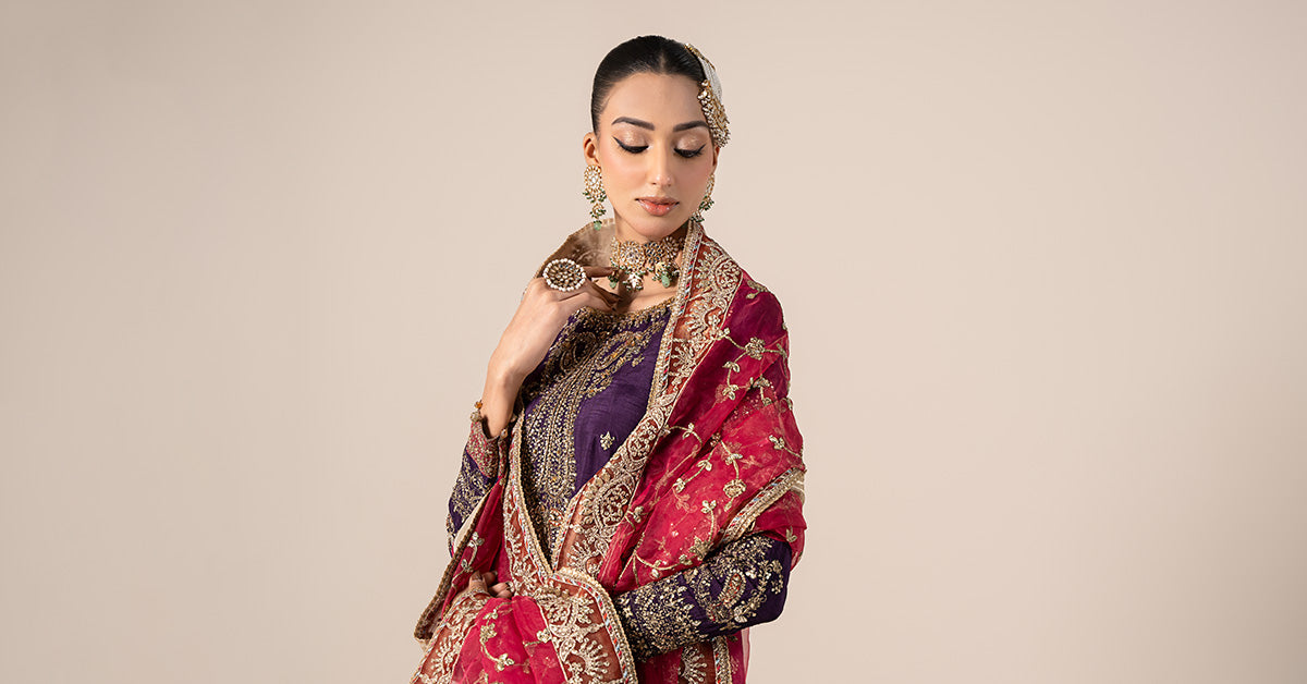 Maria B | Formal Wears | SF-EF25-02 - by - Libasekhas UK - Registered Vendor of : Maria B - 100% Original Designer Dresss
