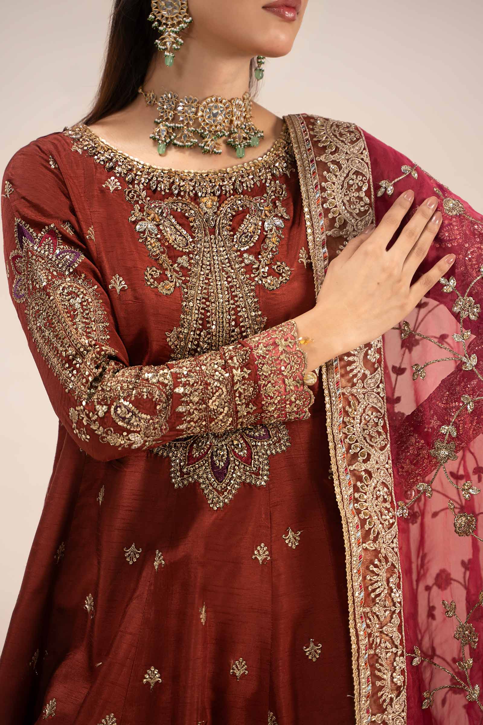 Maira B | Ready to Wear | SF-EF25-02 - by - Libasekhas UK - Registered Vendor of : Maria B - 100% Original Designer Dresss