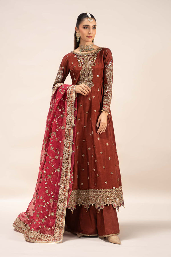 Maira B | Ready to Wear | SF-EF25-02 - by - Libasekhas UK - Registered Vendor of : Maria B - 100% Original Designer Dresss