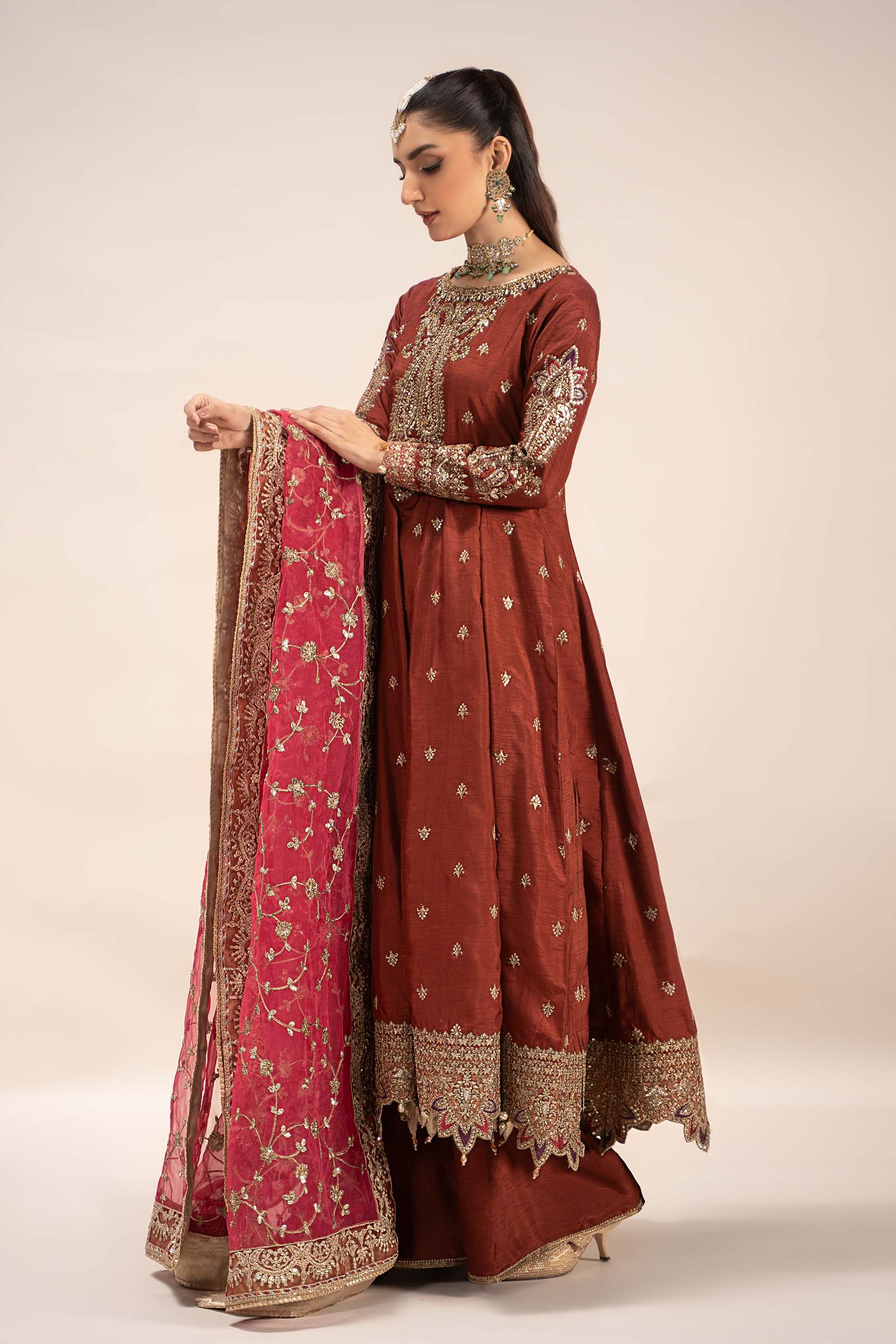 Maira B | Ready to Wear | SF-EF25-02 - by - Libasekhas UK - Registered Vendor of : Maria B - 100% Original Designer Dresss