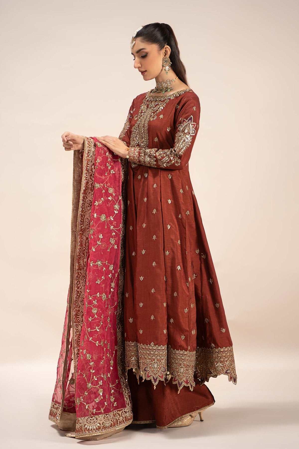 Maria B | Formal Wears | SF-EF25-02 - by - Libasekhas UK - Registered Vendor of : Maria B - 100% Original Designer Dresss