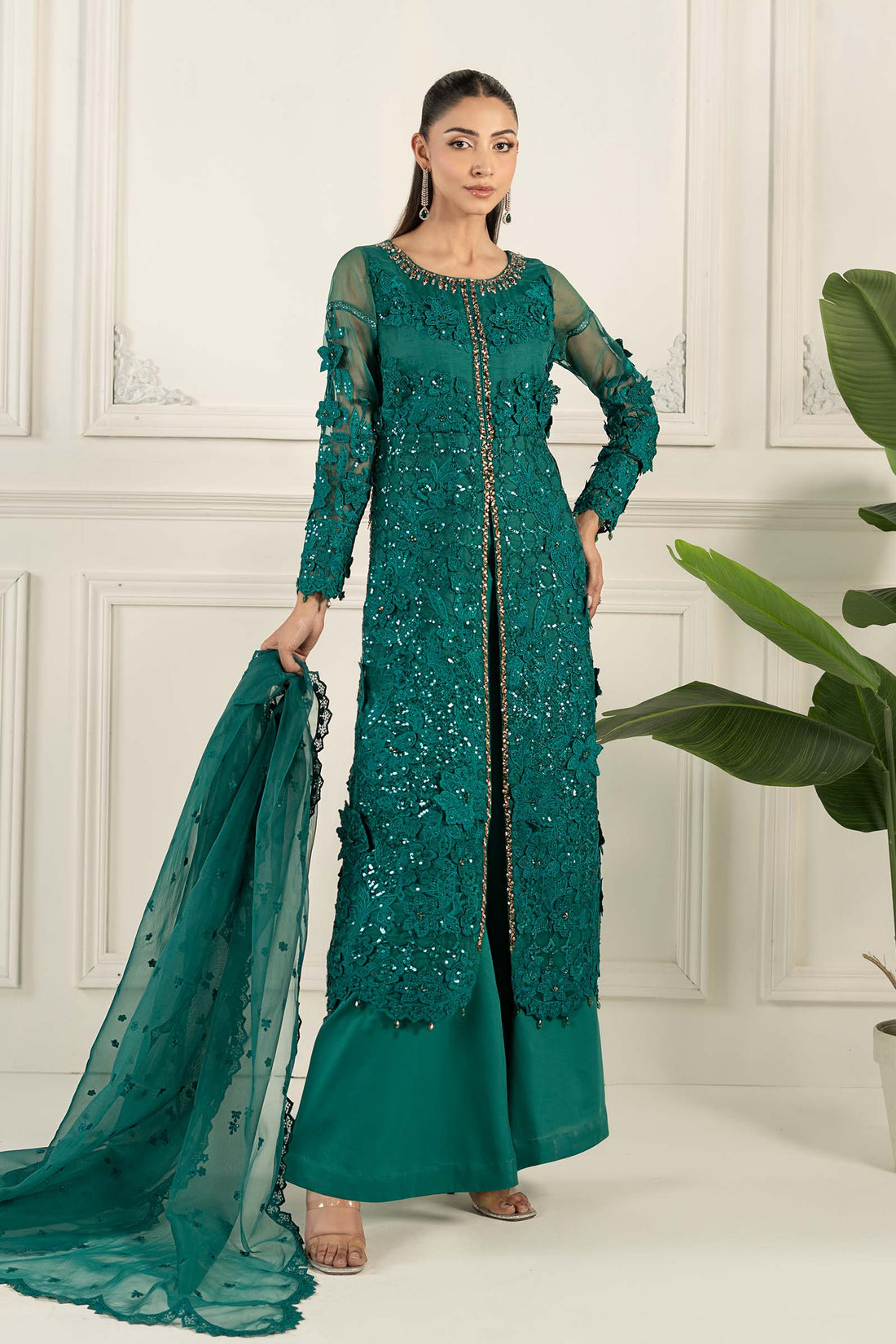 Maira B | Ready to Wear | SF-EF25-04 - by - Libasekhas UK - Registered Vendor of : Maria B - 100% Original Designer Dresss
