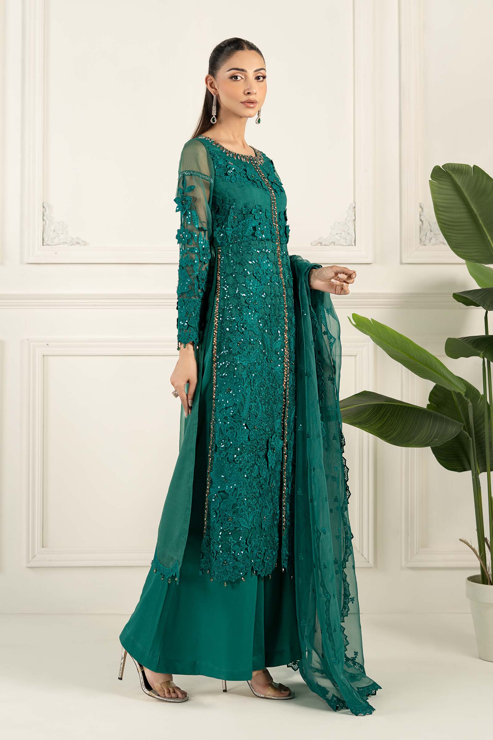 Maira B | Ready to Wear | SF-EF25-04 - by - Libasekhas UK - Registered Vendor of : Maria B - 100% Original Designer Dresss