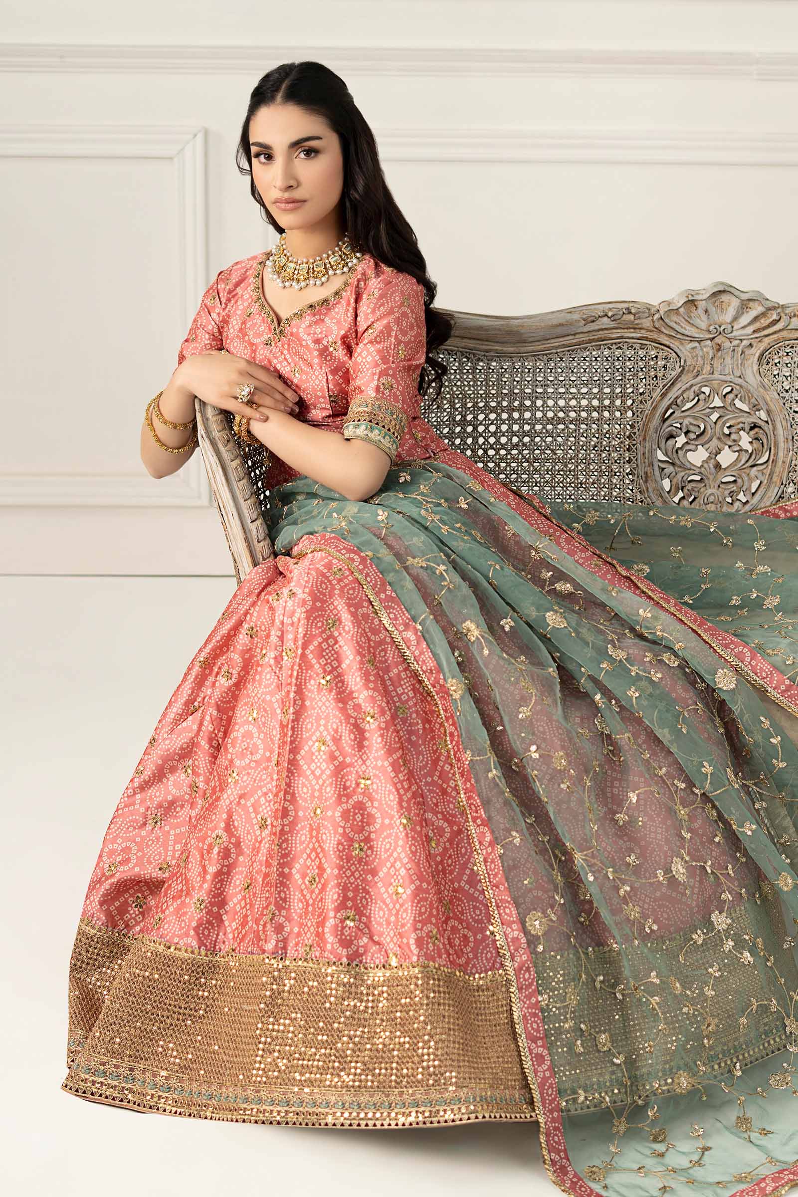 Maira B | Ready to Wear | SF-EF25-11 - by - Libasekhas UK - Registered Vendor of : Maria B - 100% Original Designer Dresss