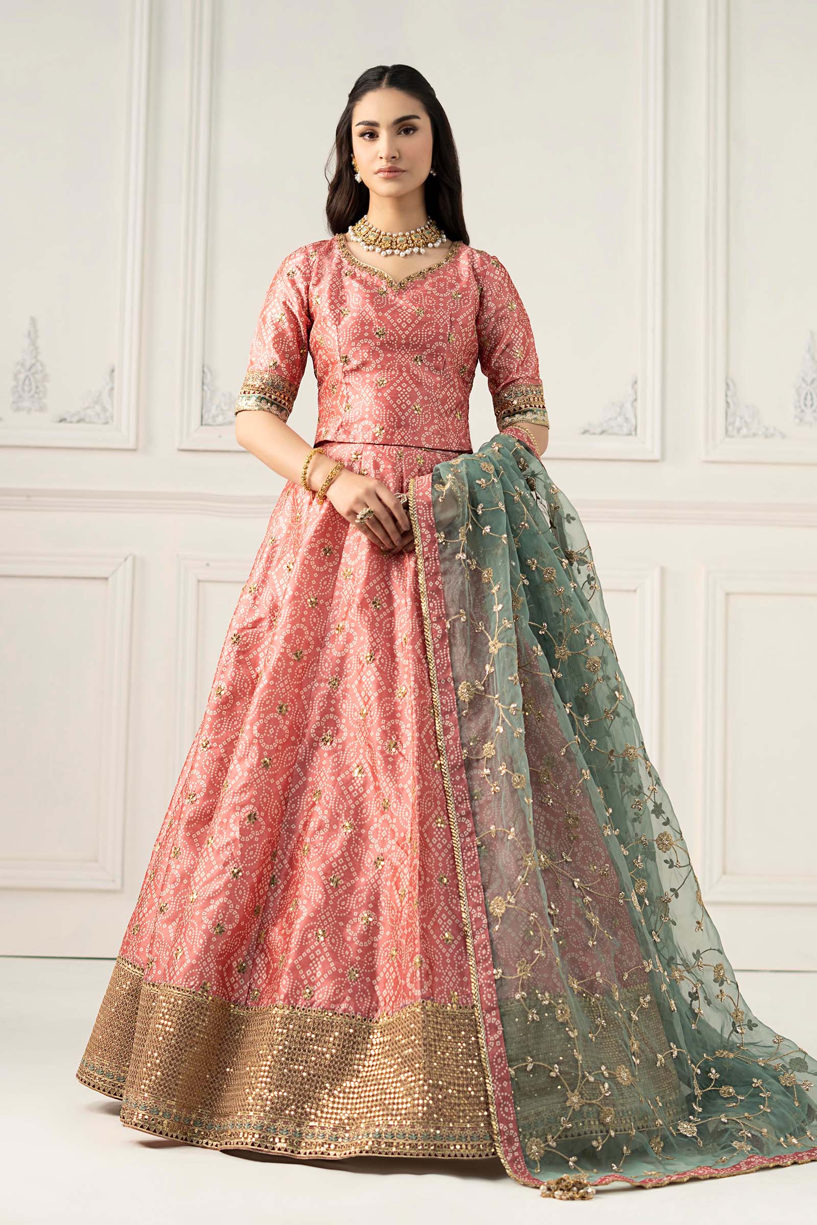 Maira B | Ready to Wear | SF-EF25-11 - by - Libasekhas UK - Registered Vendor of : Maria B - 100% Original Designer Dresss