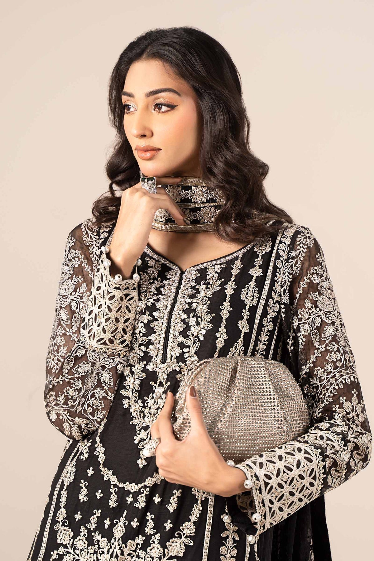 Maria B | Formal Wears | SF-EF25-20 - by - Libasekhas UK - Registered Vendor of : Maria B - 100% Original Designer Dresss