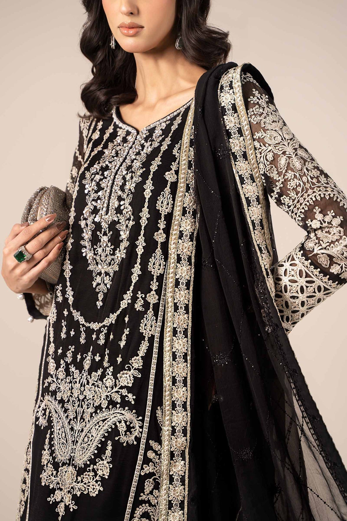 Maria B | Formal Wears | SF-EF25-20 - by - Libasekhas UK - Registered Vendor of : Maria B - 100% Original Designer Dresss