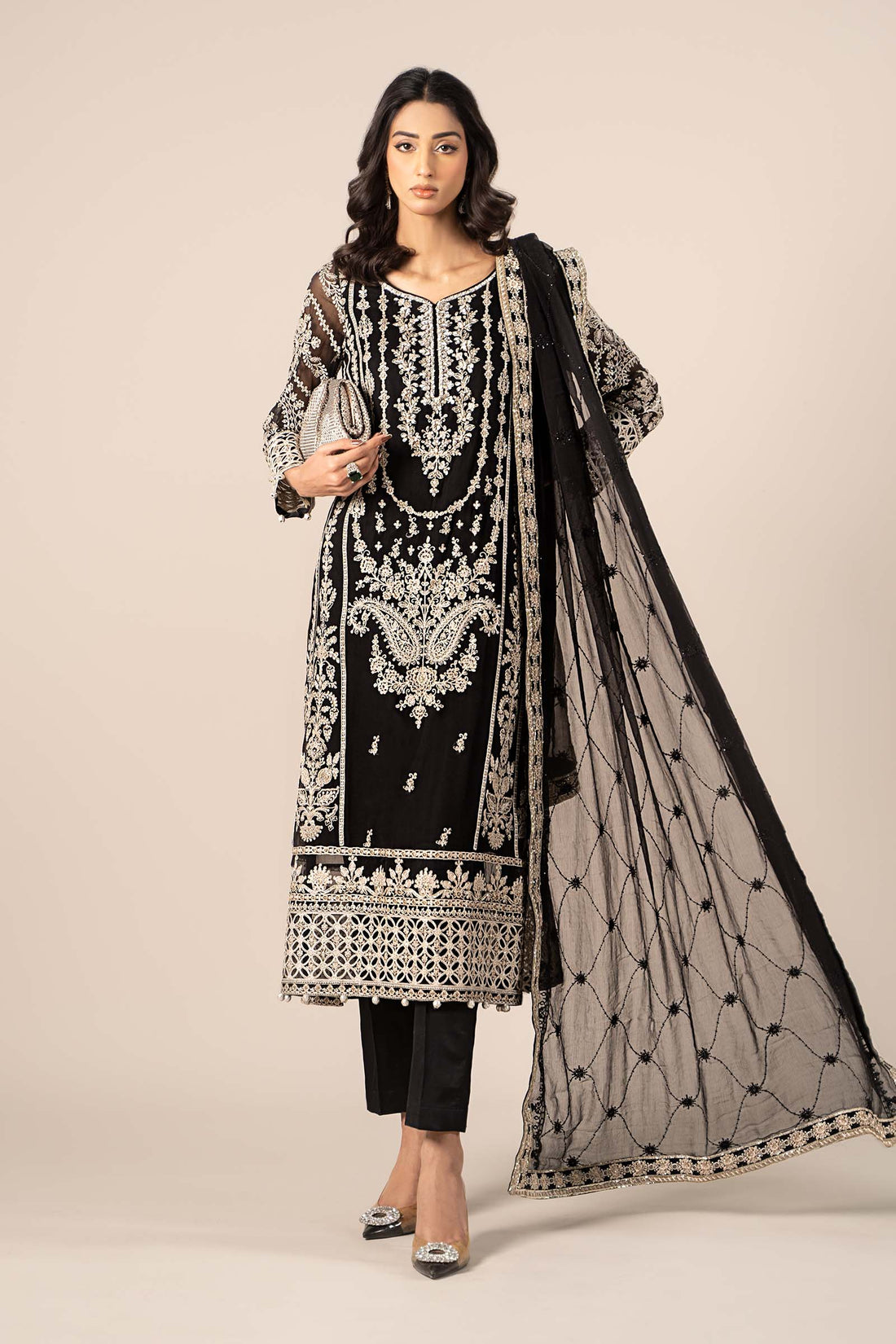 Maira B | Ready to Wear | SF-EF25-20 - by - Libasekhas UK - Registered Vendor of : Maria B - 100% Original Designer Dresss