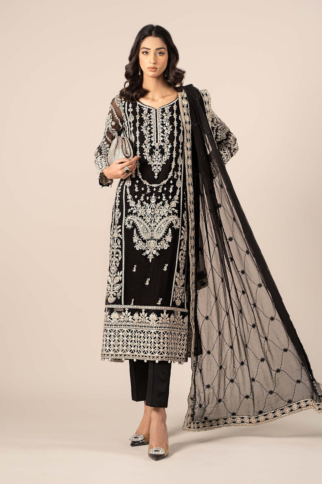 Maria B | Formal Wears | SF-EF25-20 - by - Libasekhas UK - Registered Vendor of : Maria B - 100% Original Designer Dresss