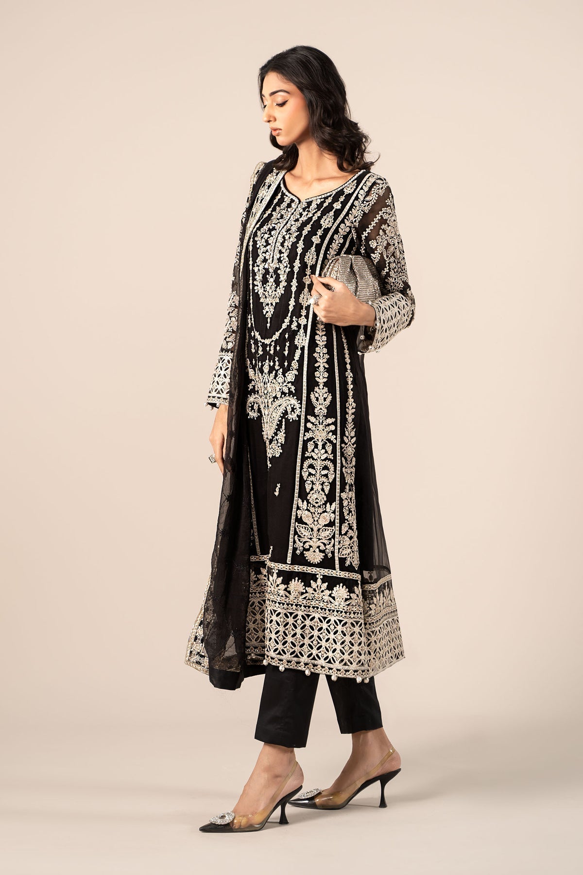 Maria B | Formal Wears | SF-EF25-20 - by - Libasekhas UK - Registered Vendor of : Maria B - 100% Original Designer Dresss