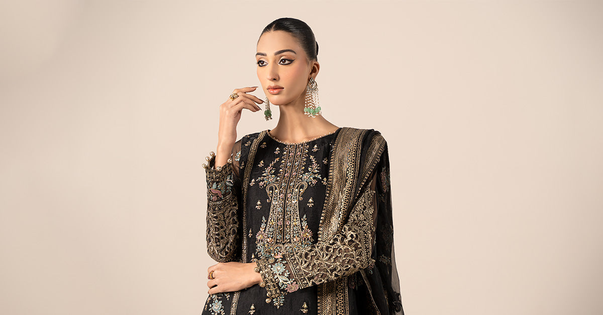 Maira B | Ready to Wear | SF-EF25-24 - by - Libasekhas UK - Registered Vendor of : Maria B - 100% Original Designer Dresss