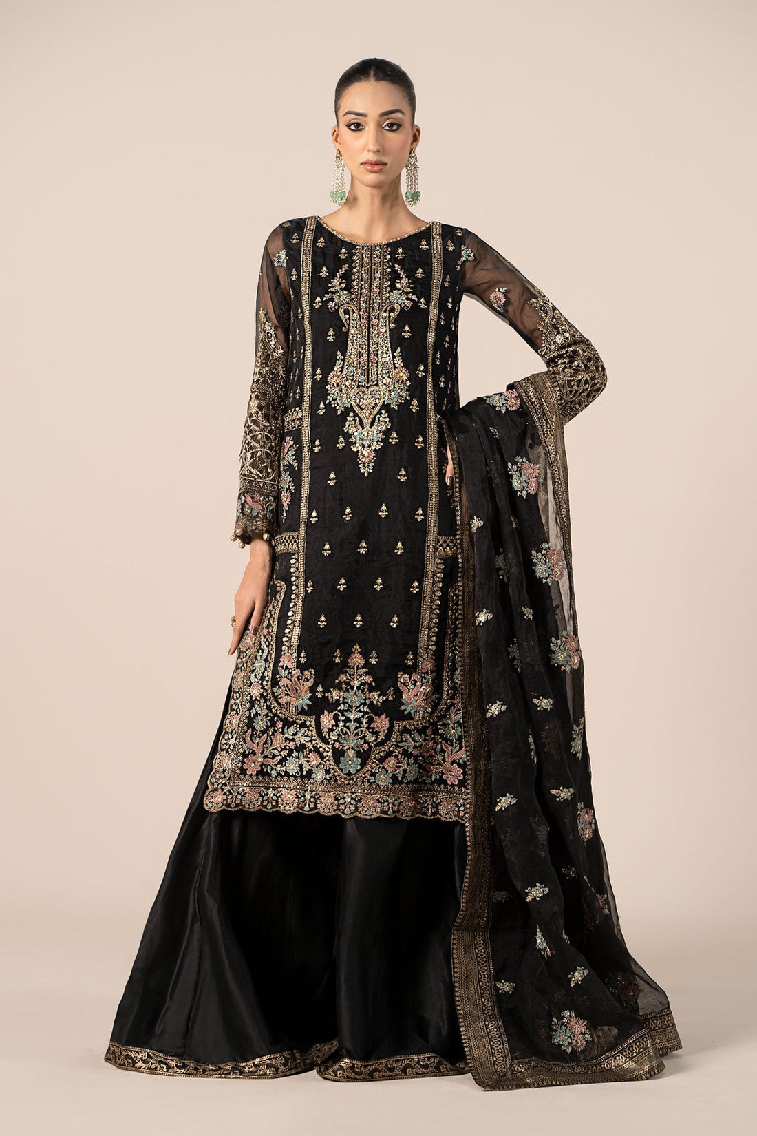Maria B | Formal Wears | SF-EF25-24 - by - Libasekhas UK - Registered Vendor of : Maria B - 100% Original Designer Dresss