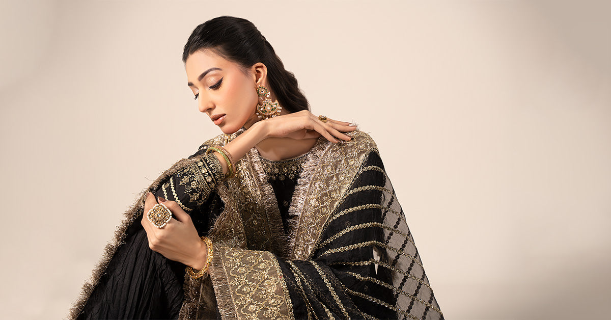 Maira B | Ready to Wear | SF-EF25-25 - by - Libasekhas UK - Registered Vendor of : Maria B - 100% Original Designer Dresss