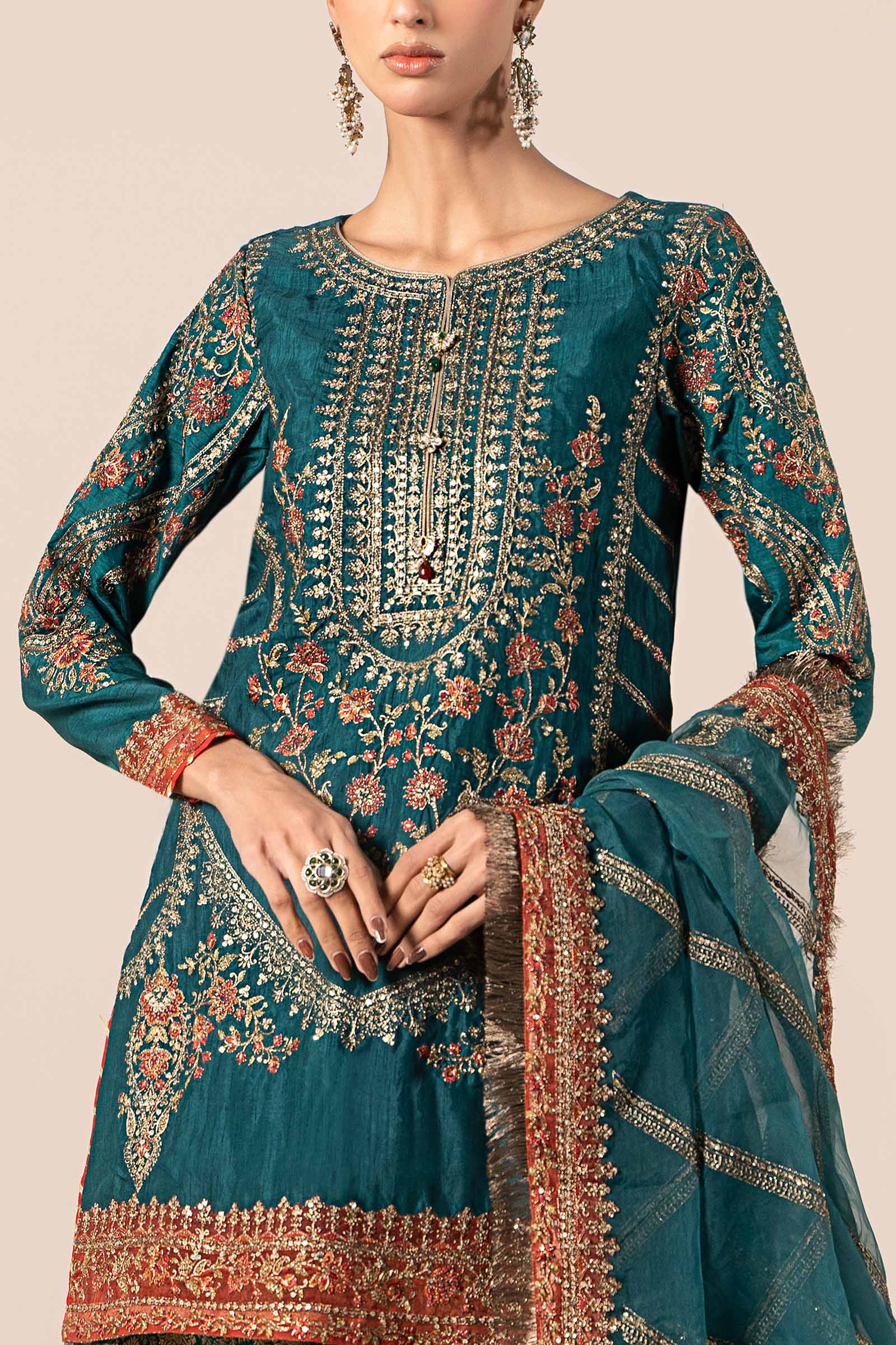 Maira B | Ready to Wear | SF-W24-25 - by - Libasekhas UK - Registered Vendor of : Maria B - 100% Original Designer Dresss