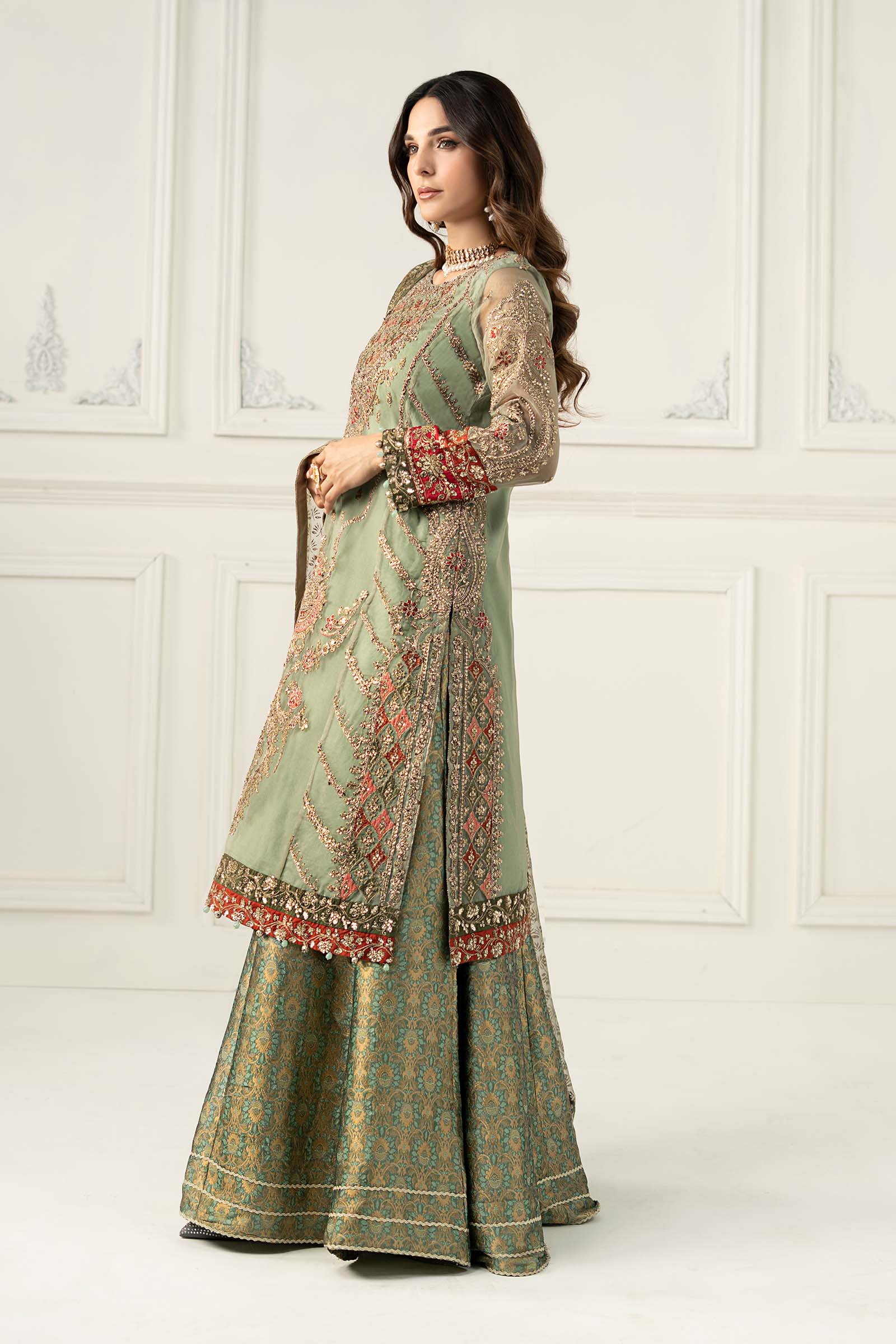 Maira B | Ready to Wear | SF-EF25-28 - by - Libasekhas UK - Registered Vendor of : Maria B - 100% Original Designer Dresss