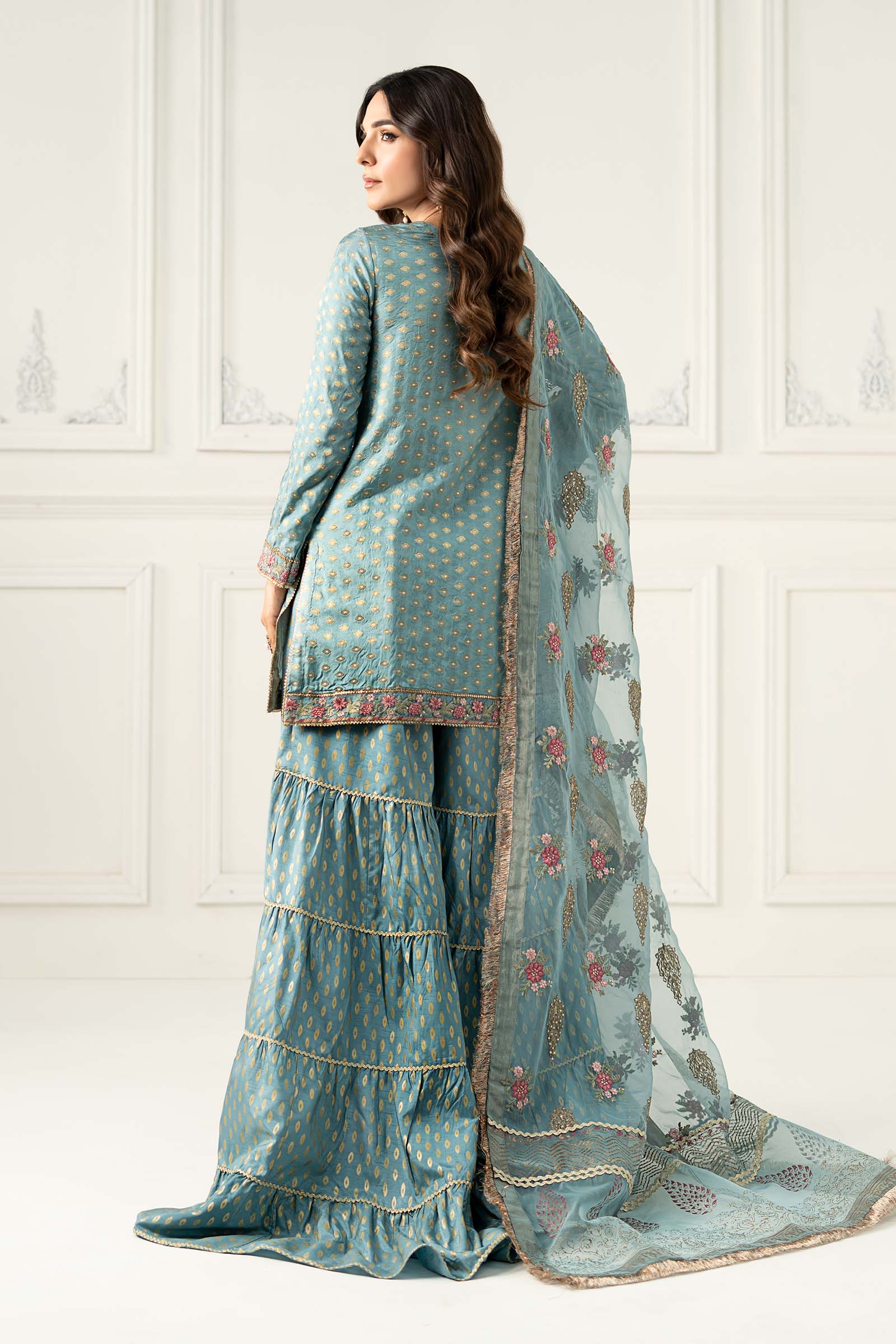 Maira B | Ready to Wear | SF-EF25-31 - by - Libasekhas UK - Registered Vendor of : Maria B - 100% Original Designer Dresss