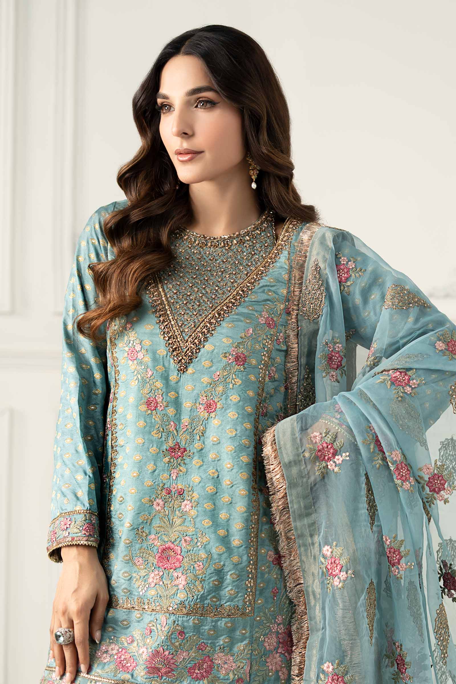 Maira B | Ready to Wear | SF-EF25-31 - by - Libasekhas UK - Registered Vendor of : Maria B - 100% Original Designer Dresss