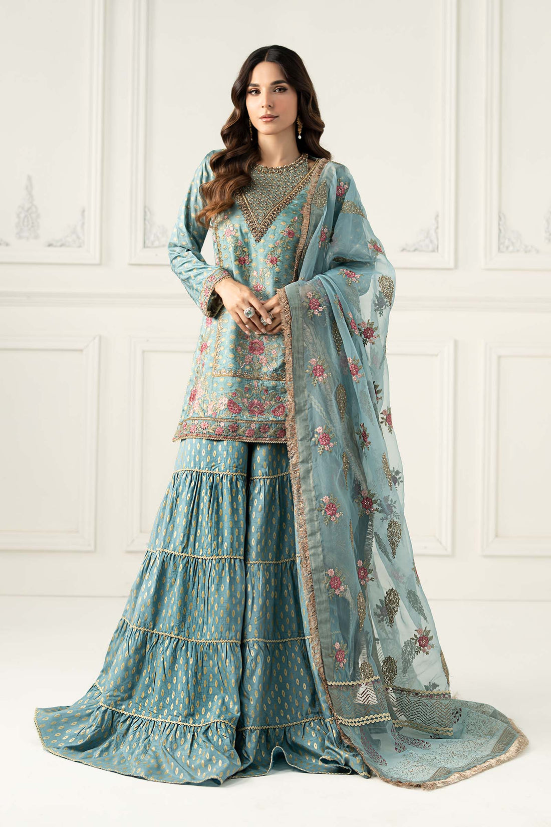 Maira B | Ready to Wear | SF-EF25-31 - by - Libasekhas UK - Registered Vendor of : Maria B - 100% Original Designer Dresss