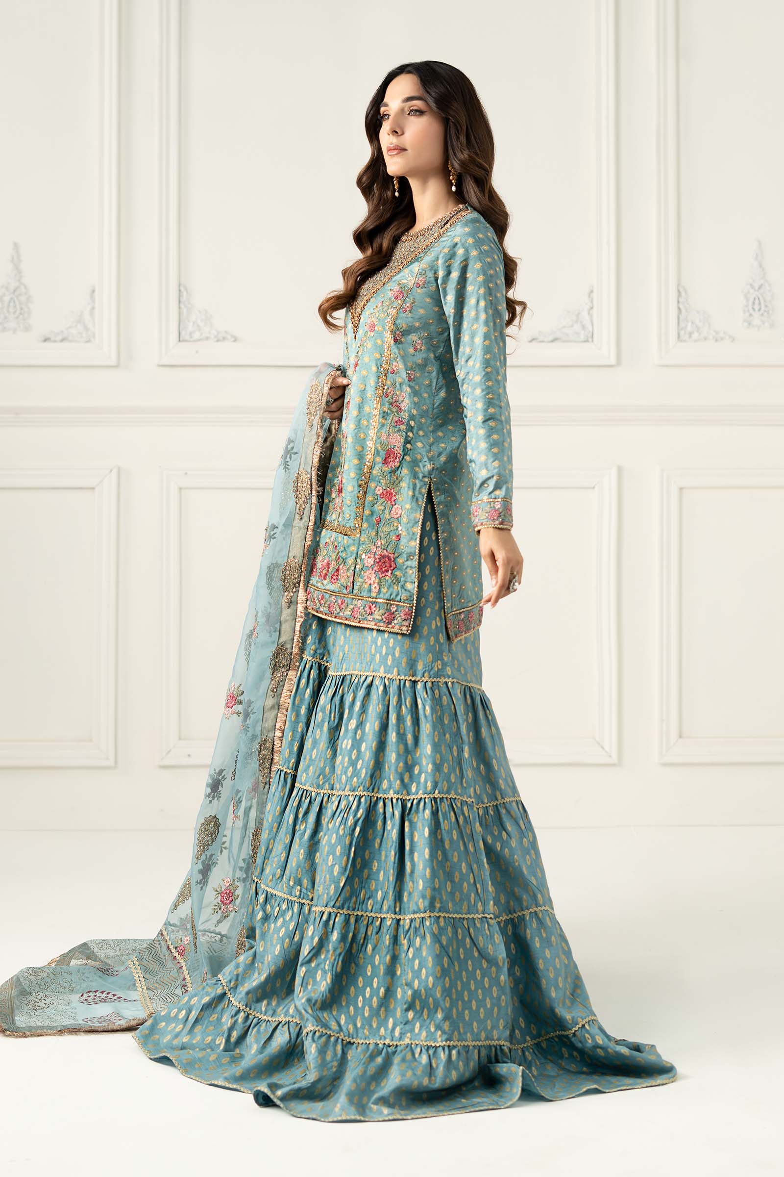 Maira B | Ready to Wear | SF-EF25-31 - by - Libasekhas UK - Registered Vendor of : Maria B - 100% Original Designer Dresss