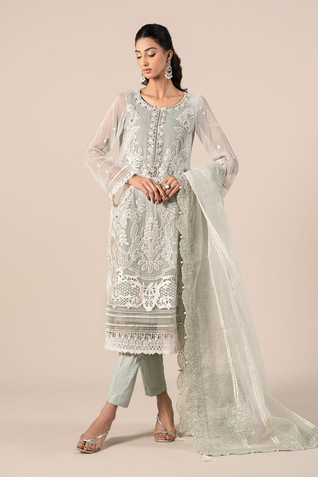 Maria B | Formal Wears | SF-EF25-34 - by - Libasekhas UK - Registered Vendor of : Maria B - 100% Original Designer Dresss