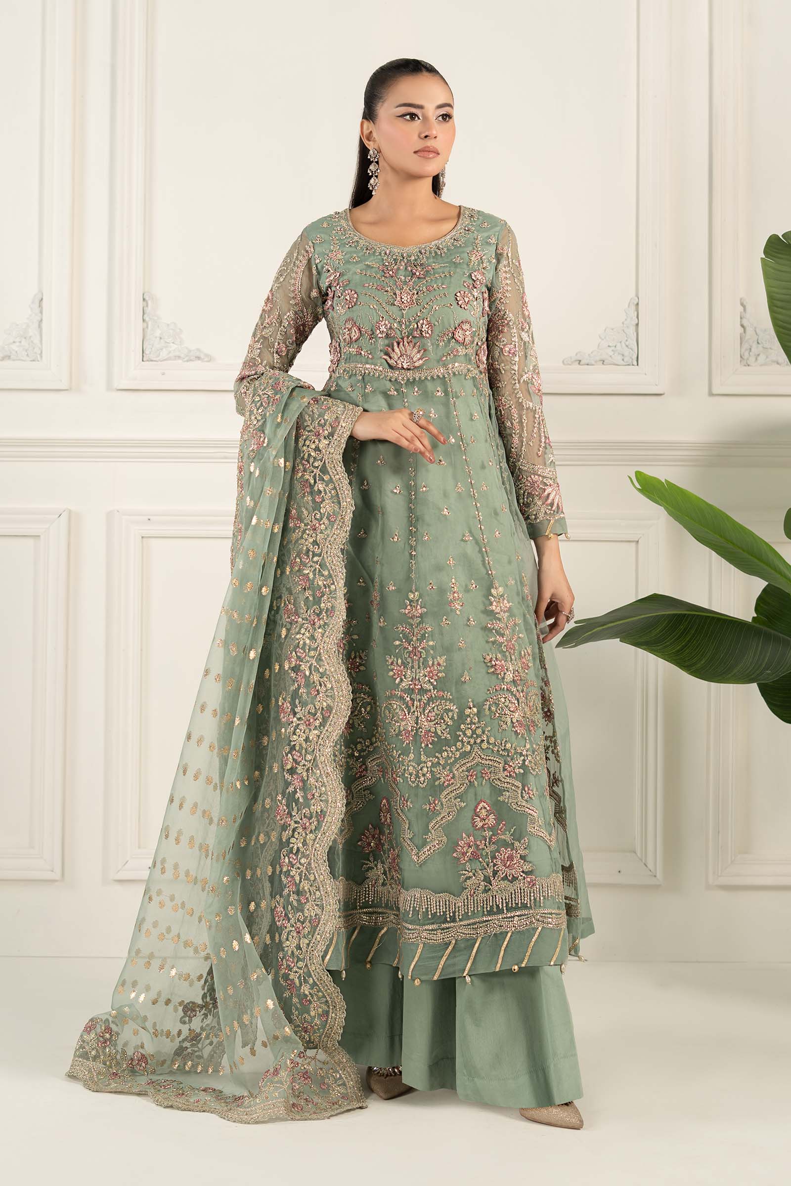 Maira B | Ready to Wear | SF-EF25-40 - by - Libasekhas UK - Registered Vendor of : Maria B - 100% Original Designer Dresss