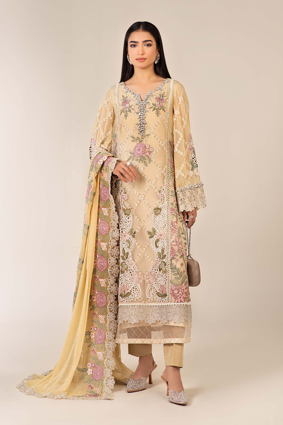 Maria B | Formal Wears | SF-EF25-41 - by Libasekhas UK - Registered Vendor of : Maria B - 100% Original Designer Dress