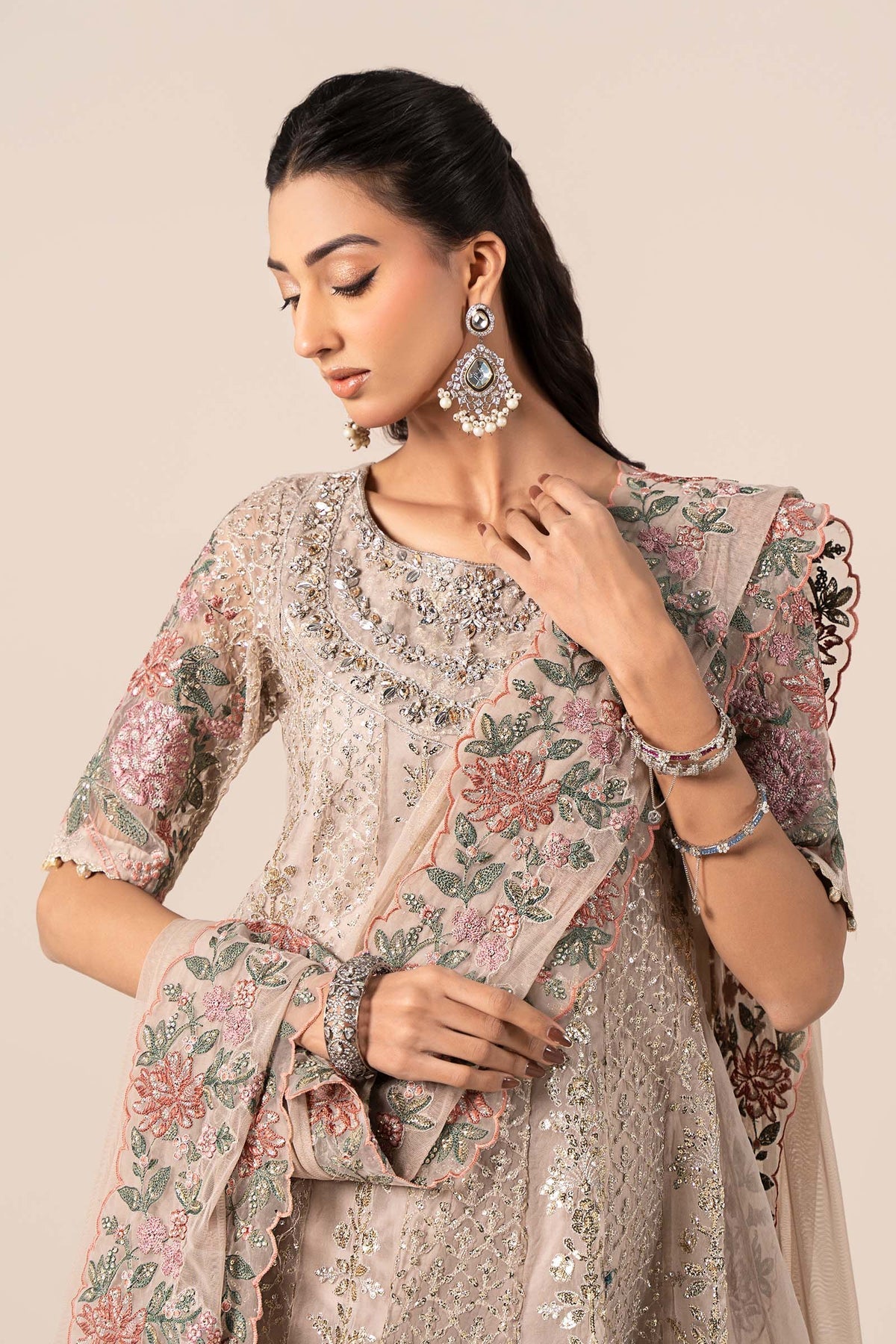 Maria B | Formal Wears | SF-EF25-42 - by - Libasekhas UK - Registered Vendor of : Maria B - 100% Original Designer Dresss