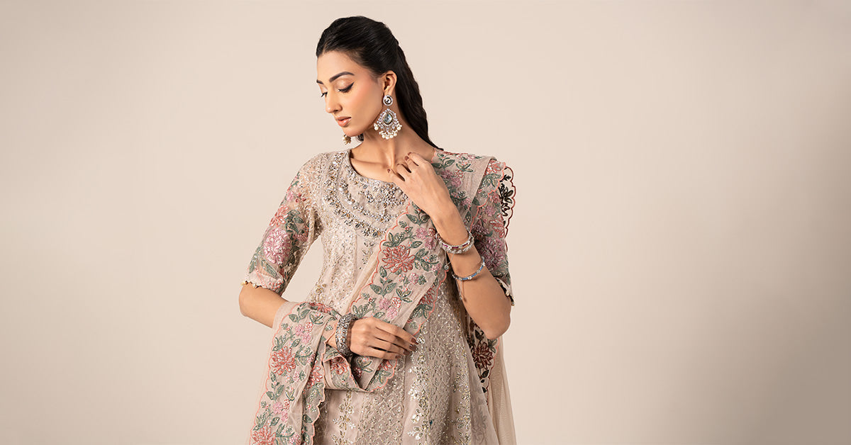 Maria B | Formal Wears | SF-EF25-42 - by - Libasekhas UK - Registered Vendor of : Maria B - 100% Original Designer Dresss