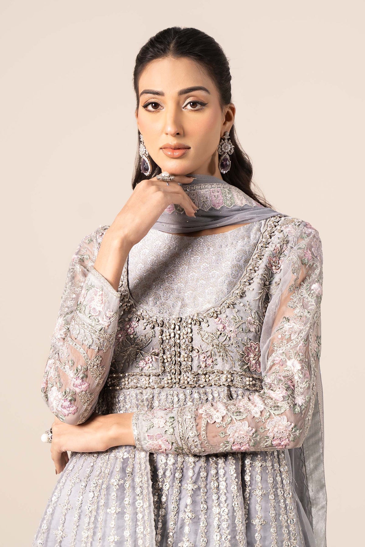 Maria B | Formal Wears | SF-EF25-43 - by - Libasekhas UK - Registered Vendor of : Maria B - 100% Original Designer Dresss