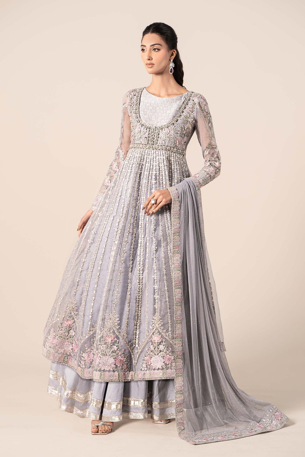 Maria B | Formal Wears | SF-EF25-43 - by - Libasekhas UK - Registered Vendor of : Maria B - 100% Original Designer Dresss