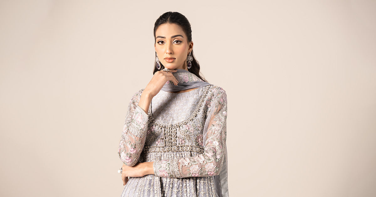 Maria B | Formal Wears | SF-EF25-43 - by - Libasekhas UK - Registered Vendor of : Maria B - 100% Original Designer Dresss