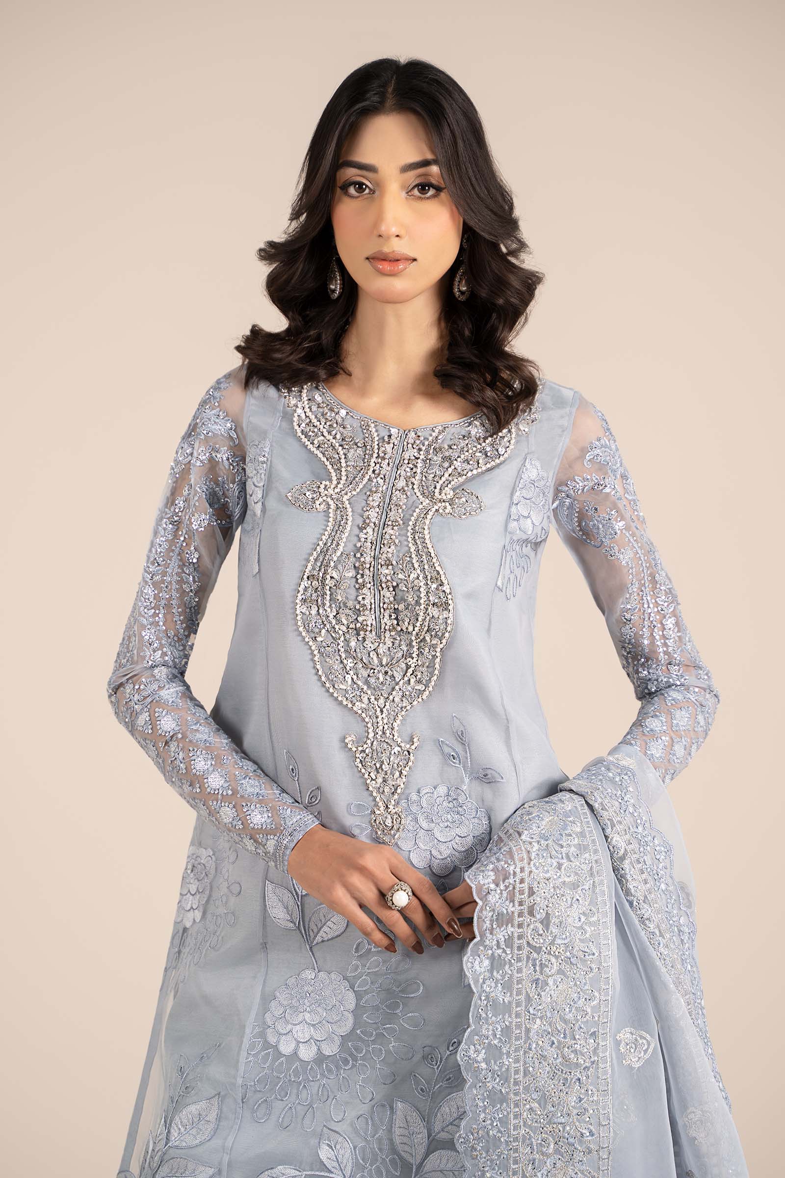 Maira B | Ready to Wear | SF-EF25-51 - by - Libasekhas UK - Registered Vendor of : Maria B - 100% Original Designer Dresss