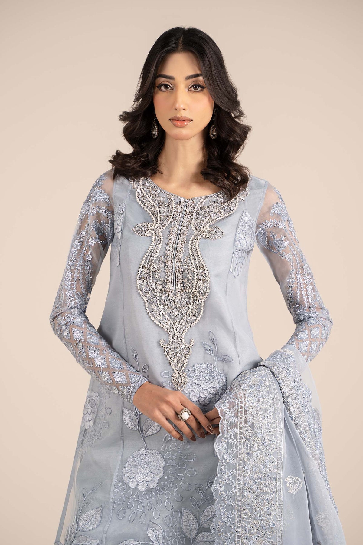 Maria B | Formal Wears | SF-EF25-51 - by - Libasekhas UK - Registered Vendor of : Maria B - 100% Original Designer Dresss