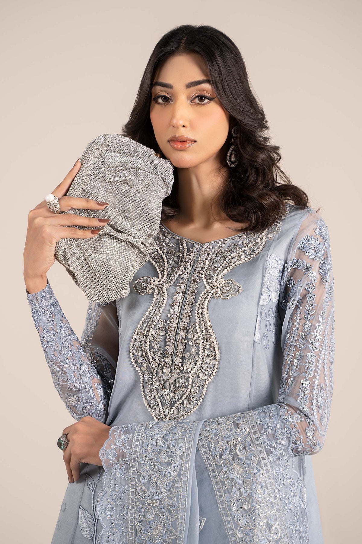 Maria B | Formal Wears | SF-EF25-51 - by - Libasekhas UK - Registered Vendor of : Maria B - 100% Original Designer Dresss