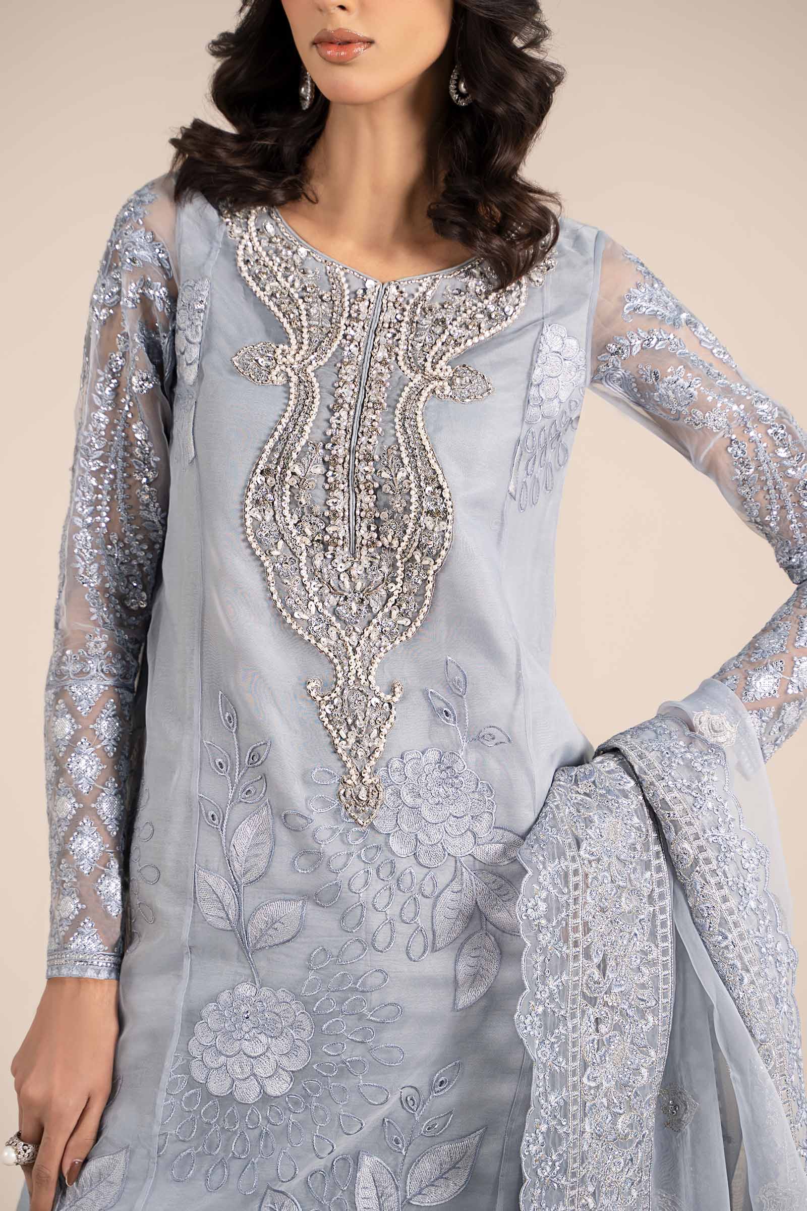 Maira B | Ready to Wear | SF-EF25-51 - by - Libasekhas UK - Registered Vendor of : Maria B - 100% Original Designer Dresss