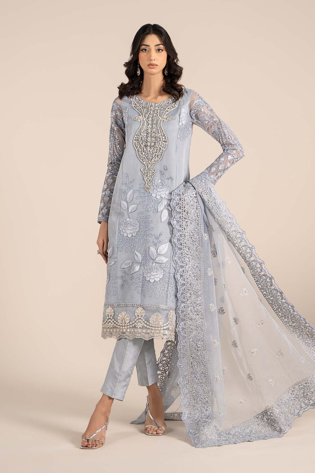 Maria B | Formal Wears | SF-EF25-51 - by - Libasekhas UK - Registered Vendor of : Maria B - 100% Original Designer Dresss