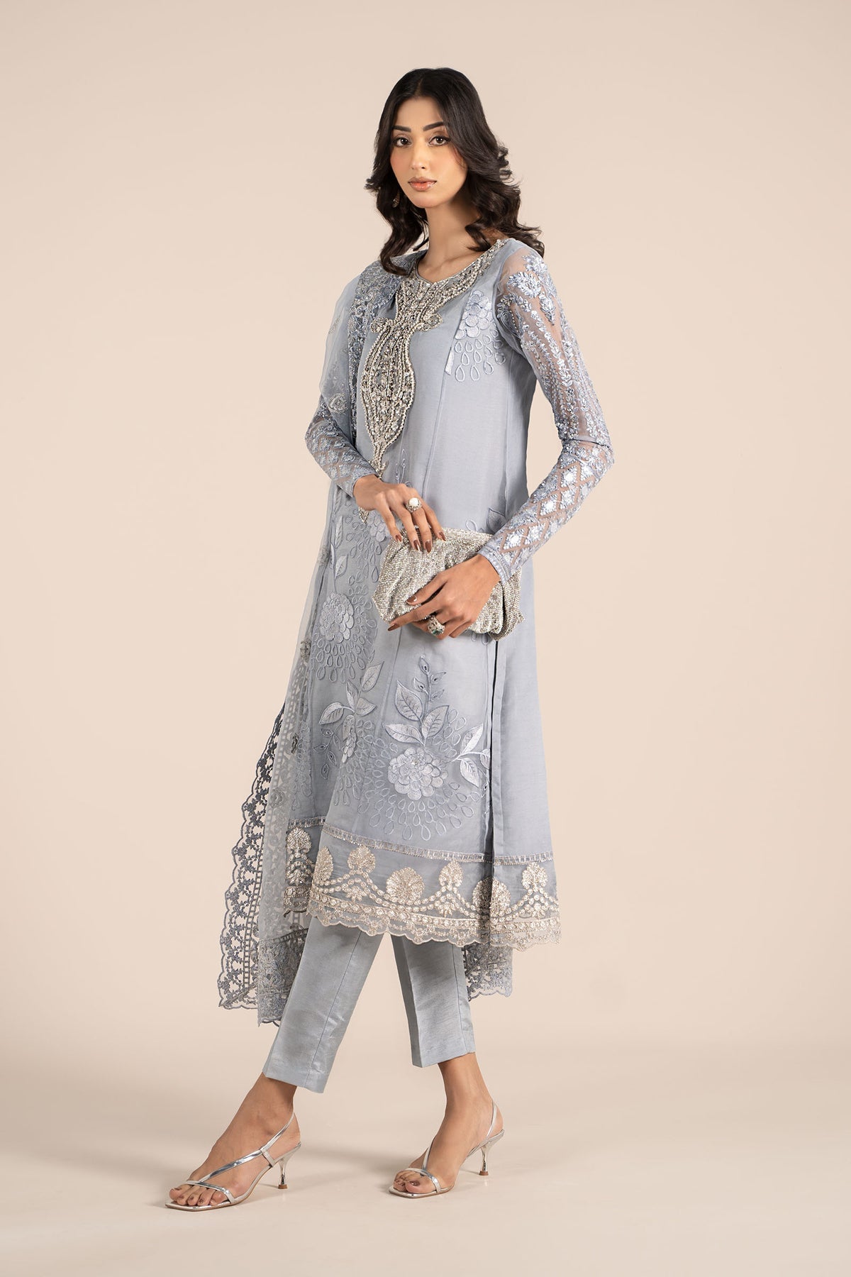 Maria B | Formal Wears | SF-EF25-51 - by - Libasekhas UK - Registered Vendor of : Maria B - 100% Original Designer Dresss