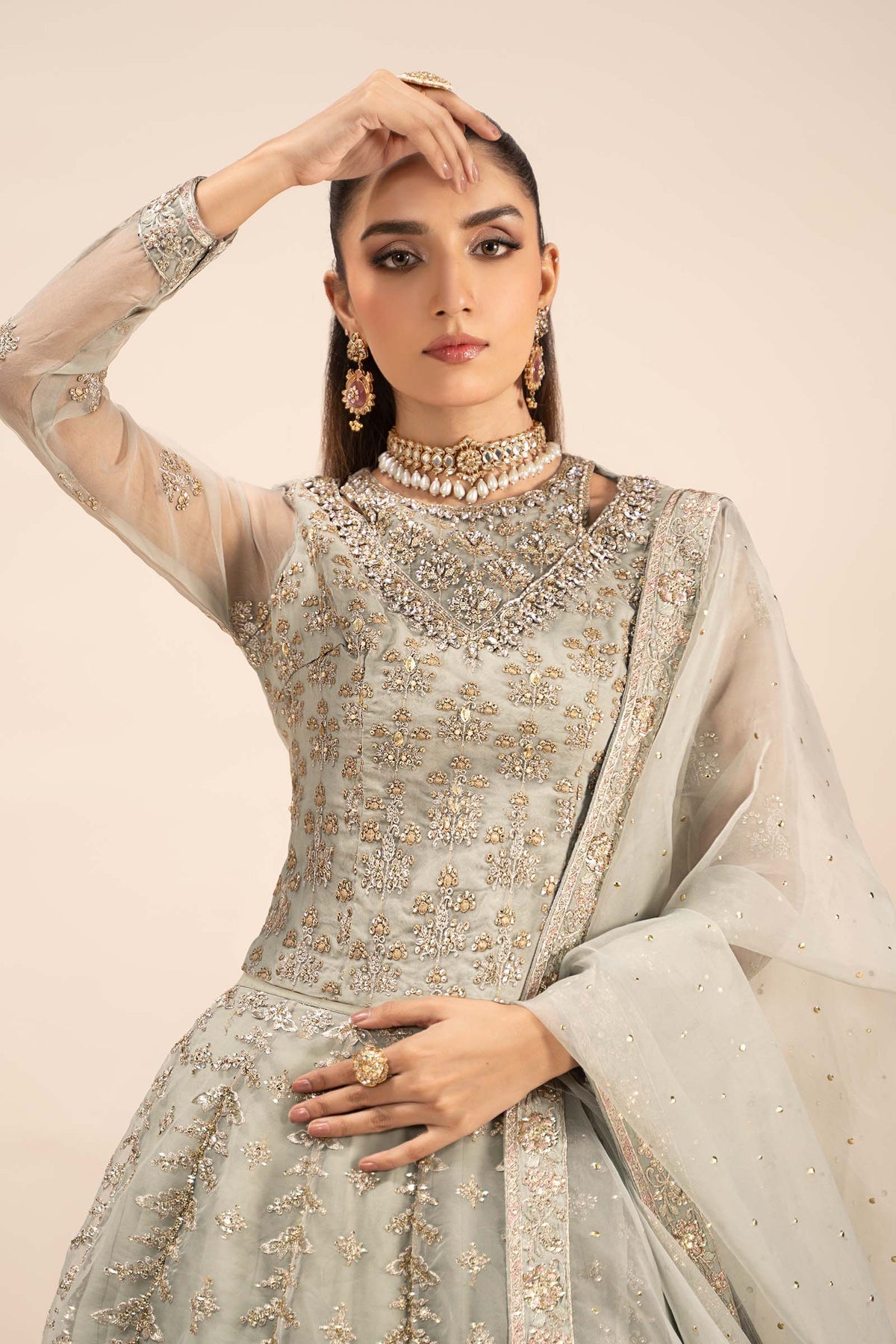 Maria B | Formal Wears | SF-EF25-55 - by - Libasekhas UK - Registered Vendor of : Maria B - 100% Original Designer Dresss