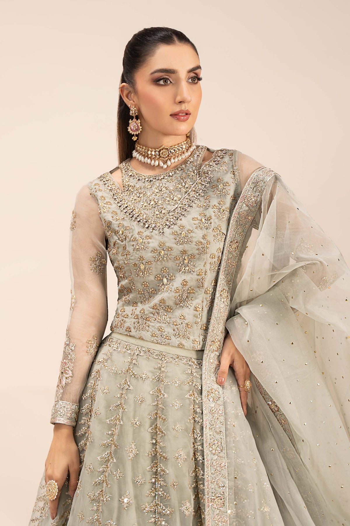 Maria B | Formal Wears | SF-EF25-55 - by - Libasekhas UK - Registered Vendor of : Maria B - 100% Original Designer Dresss