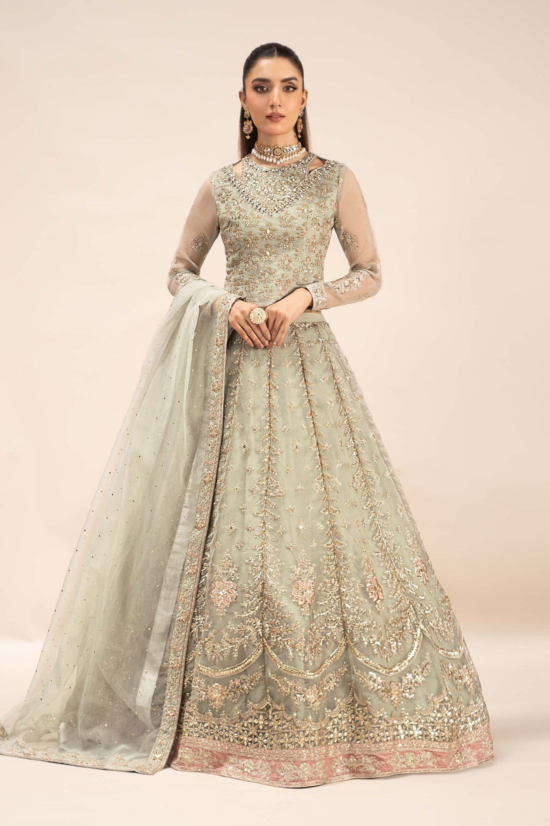 Maria B | Formal Wears | SF-EF25-55 - by - Libasekhas UK - Registered Vendor of : Maria B - 100% Original Designer Dresss