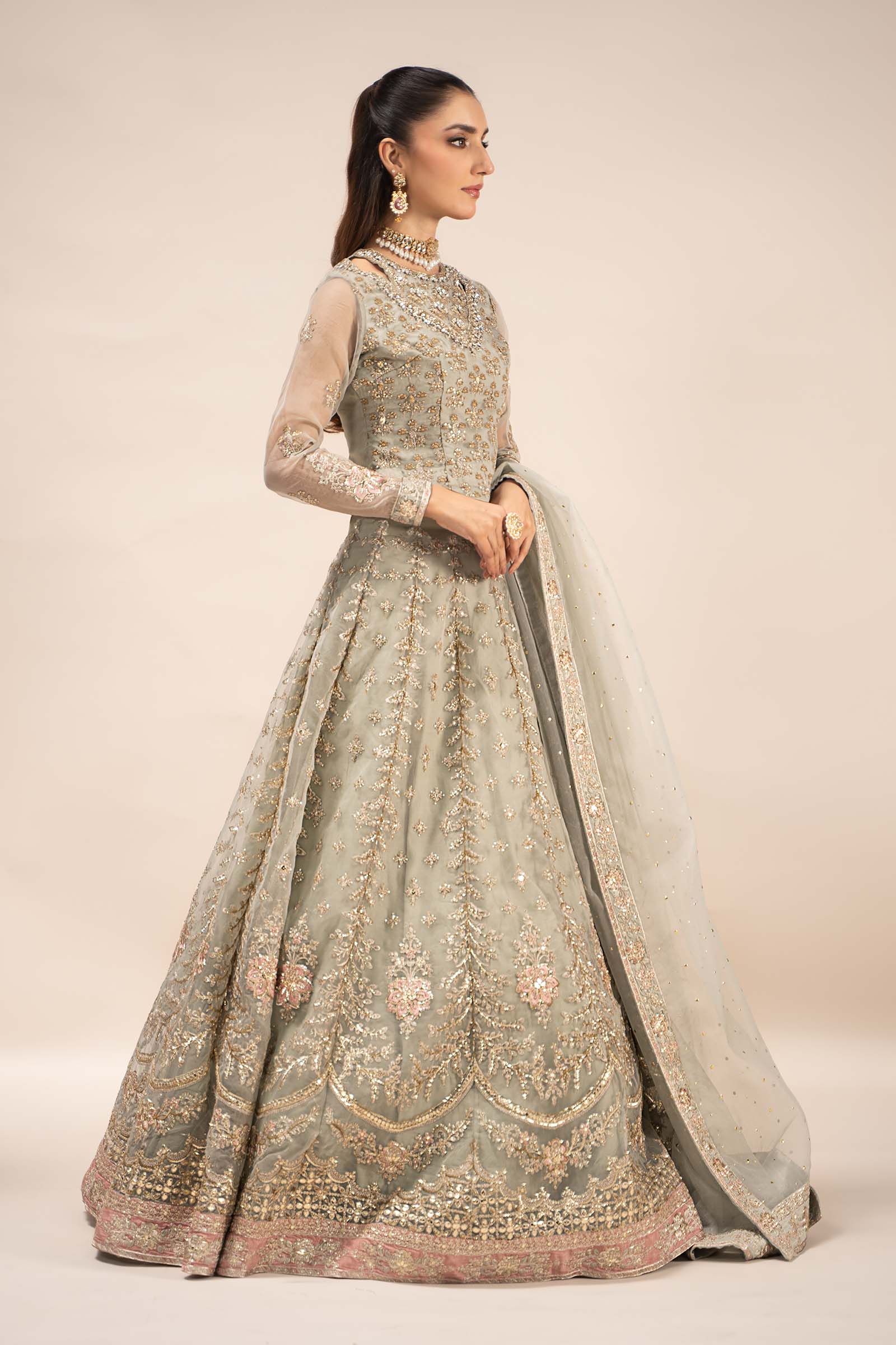 Maira B | Ready to Wear | SF-EF25-55 - by - Libasekhas UK - Registered Vendor of : Maria B - 100% Original Designer Dresss